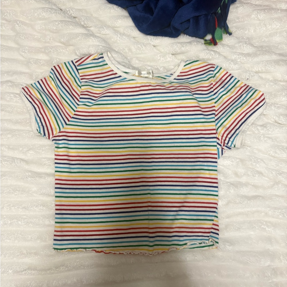 Colorful Striped Kids T-Shirt